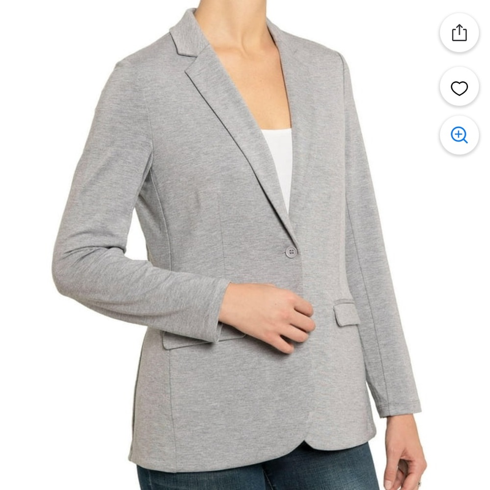 Philosophy Light Gray Women's Blazer Jacket NWT XL